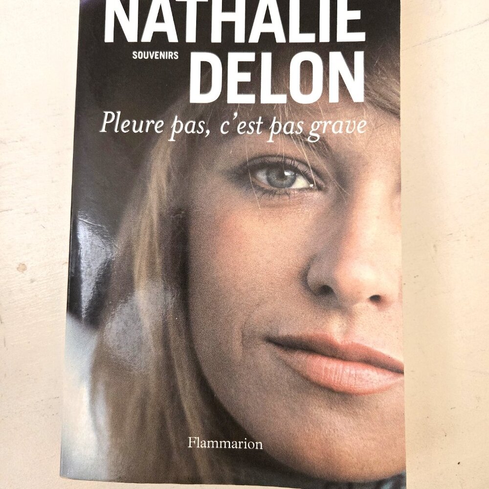 French book Nathalie delon autobiography 70s icon
